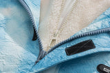 Tie Dye Fuzzy Jacket