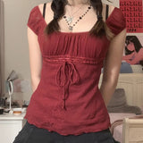 Modern Square Neck T-Shirt