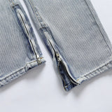 Retro Slim Knee Hole Jeans