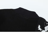 Embroidery Deep Sleep Varsity Jacket