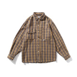 High Quality Korean Style Plaid Shirt