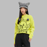 Women Stylish Cozy Jacquard Sweater