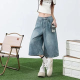 Retro Wide-Leg Jorts