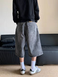 Y2k Solid Washed Jorts