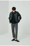 Brown And Black Oversized Faux Leather Jacket