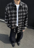 Breathable Starry Grid Long Sleeve Shirt