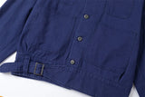 Retro Turn-Down Leather Collar Multi Pocket Jacket
