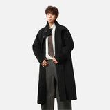 Fashionably Warm Padded Mid-Length Trench Coat