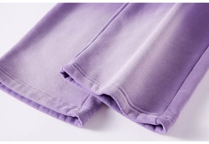 Elastic Waist Washed Sweatpants