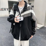 Y2K Flattering Stand Collar Sports Windbreaker Jacket