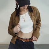 Vintage Khaki Detroit Workwear Jacket