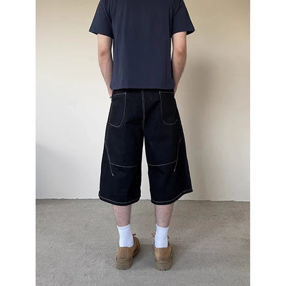 Korean Black Gothic Vintage Aesthetic Short