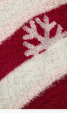 Christmas Snowflake Stripes Knitted Sweater