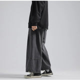 Vintage Distressed Baggy Wide Leg Jeans