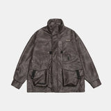 Men's Vintage American Motorcycle Leather Jacket
