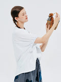 Y2K Floral Patch Loose Fit Summer T-Shirt