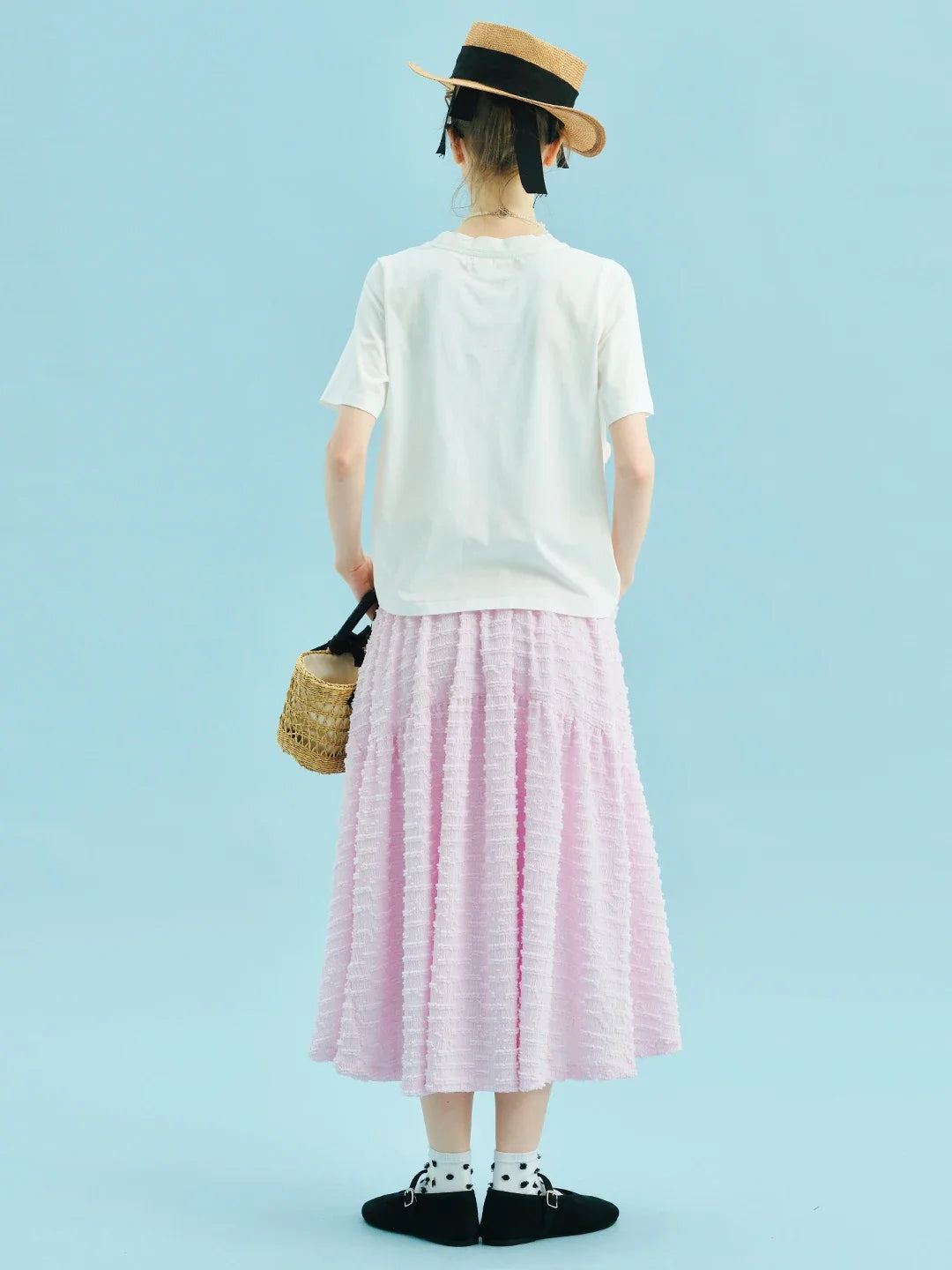 Soft Comfort White Heart Patch T-Shirt