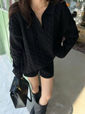 Cable Knit Sweater and Shorts Set