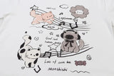 Kanji Cats Graffiti T-shirt