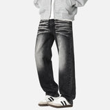 Essential Streetwear Loose Fit Wide Leg Jeans