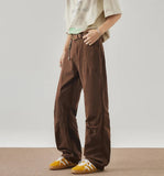 Streetwear Maillard Brown Boyfriend Denim Jeans