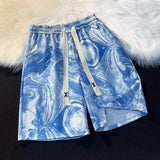 Streetweear Cool Comfort Vibrant Tie Dye Art Shorts