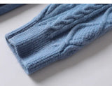Loose Solid Color Crewneck Sweater