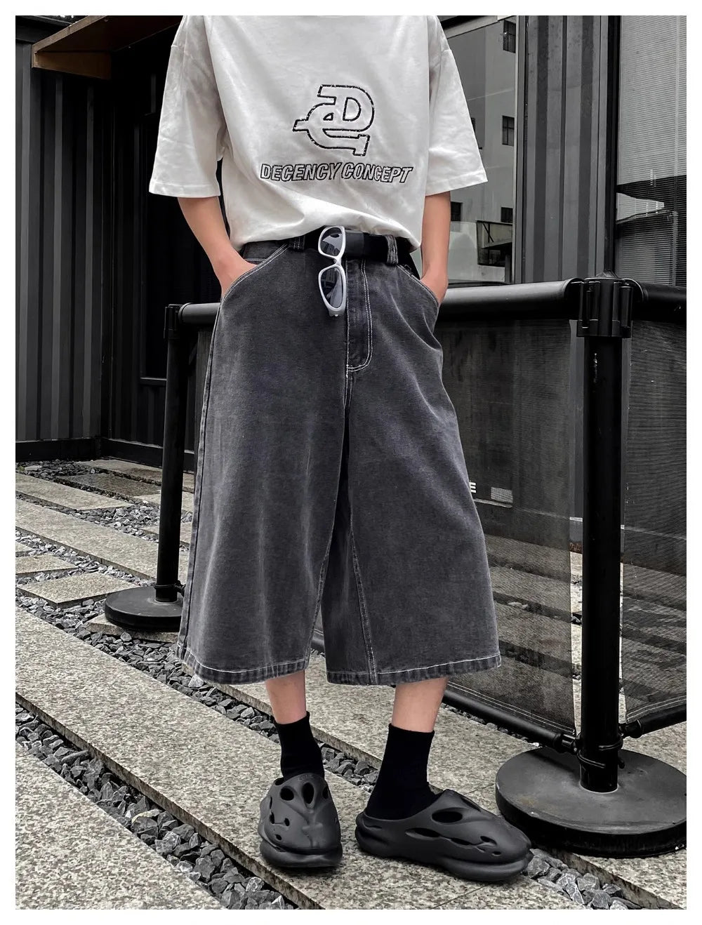 90's Baggy Washed Jorts