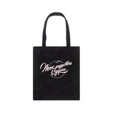 Vintage Goth Grunge Canvas Shopper Tote Bag