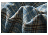 Autumn Plaid Casual Double Face Windbreaker Jacket