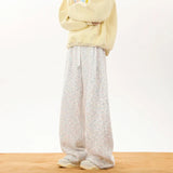 Cozy Plush Polka Dot Velvet Sweatpants