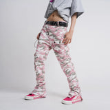 Pink Camouflage Hip Hop Cargo Pants