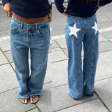 Models Wearing the Y2K Star-Gazer Jeans