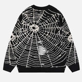Spider Pattern High-Quality Knitted Sweater