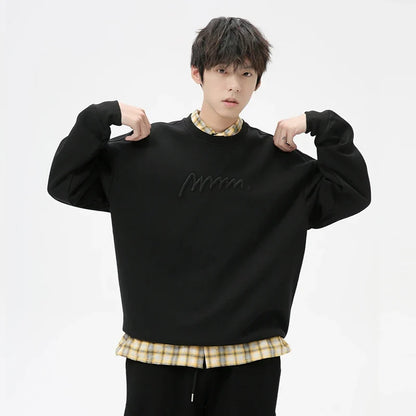 Modern Solid Color Sweatshirt