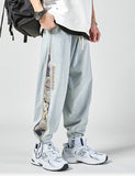 Washed Distressed Vintage Denim Pants