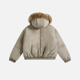 Y2K Versatile Thick Padded Parka Hodded Jacket