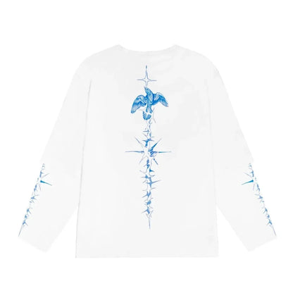Bright Side Graphic Print Long T-shirt