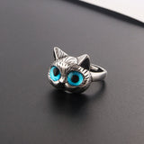 Adjustable Cat Eye Opening Ring