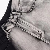 Vintage Washed Tie-Dye High Waist Streetwear Jeans