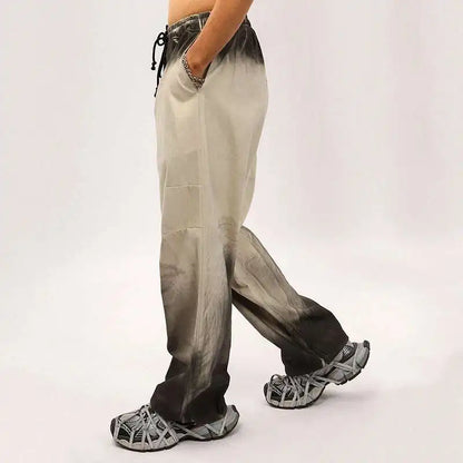 Drawstring Pleated Casual Loose Pants