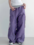 Baggy Purple Cargo Pants