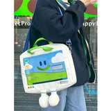 Front view of the Smiling Laptop Bag 