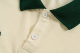Patchwork Polo Retro T-shirt