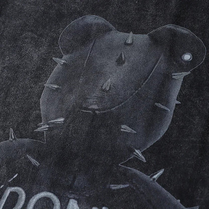 Oversized Vintage Bear Washed T-shirt
