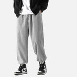 Streetwear Solid Color Loose Fit Elastic Waist Jogger
