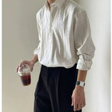 Striped Japanese Style Vintage Business Shirt