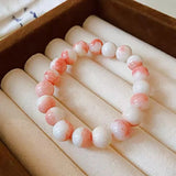 Sweet Pink Multi Color Glass Bead Bracelet