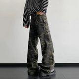 Retro Camouflage Casual Cargo Pants