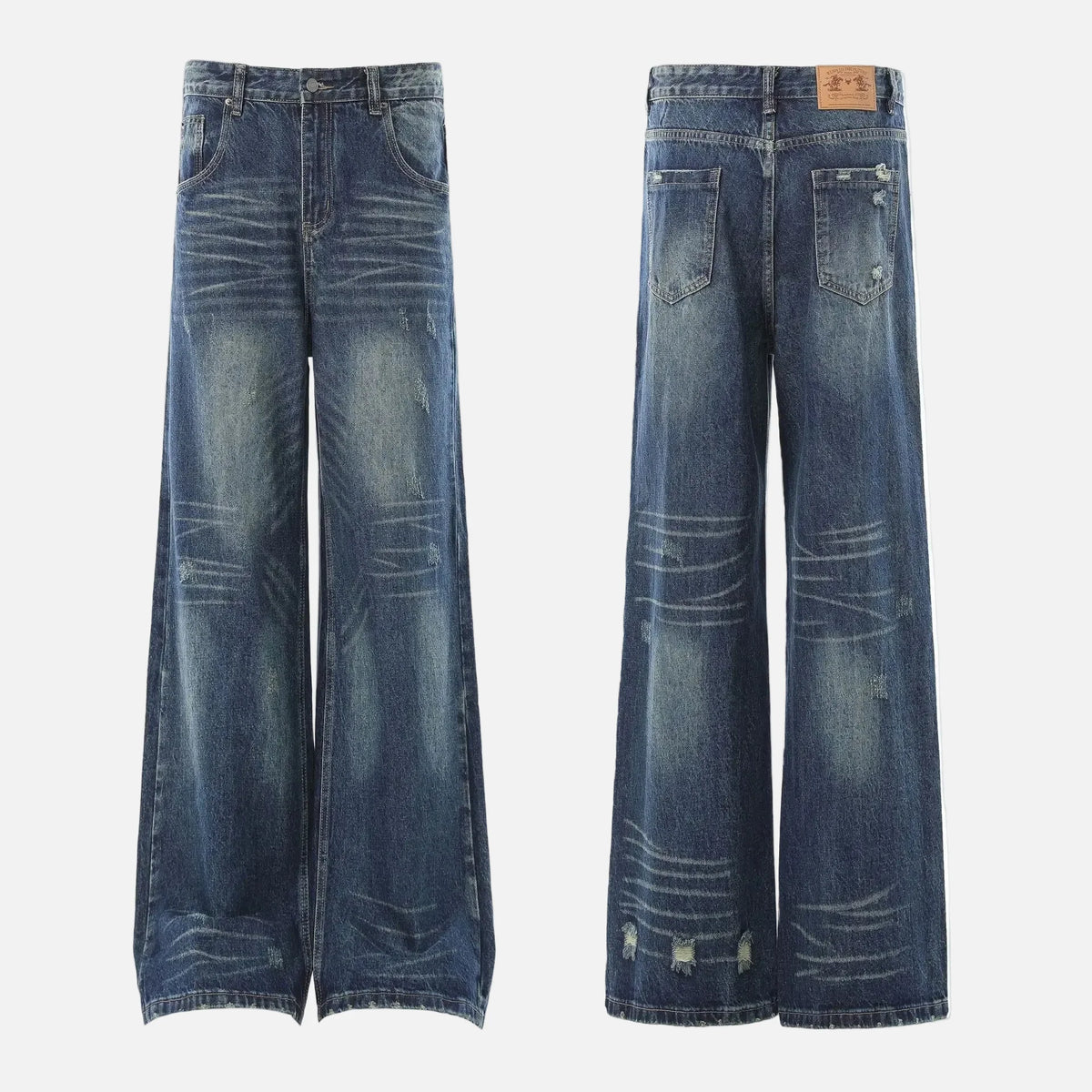 Versatile Slimming American Style Ripped Jeans